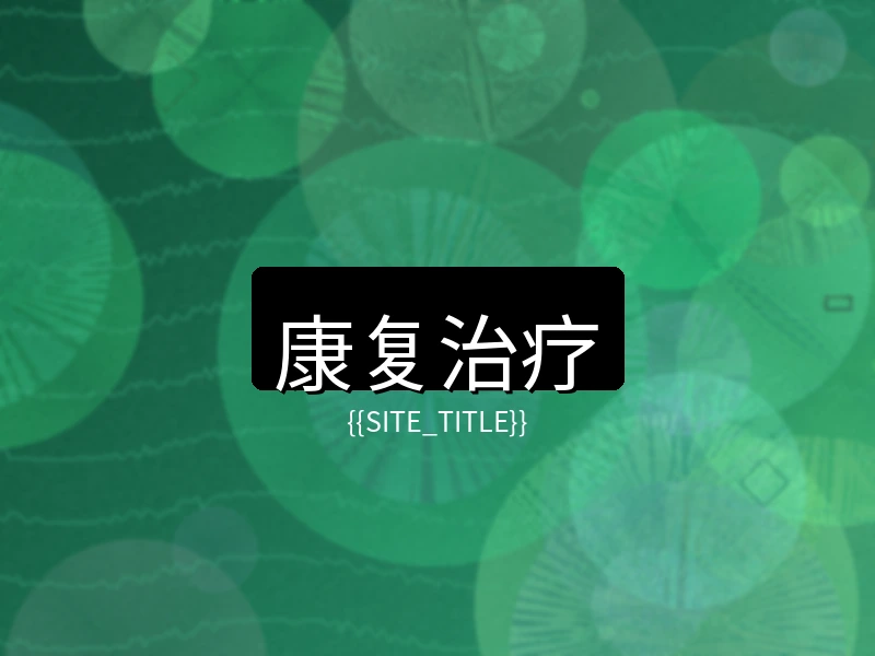 国产精品康复治疗项目